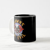 Clows sind schlechte Zwei-Ton Tasse (Vorderseite Links)