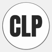CLP - Clarks Point Classic Round Sticker (Vorderseite)
