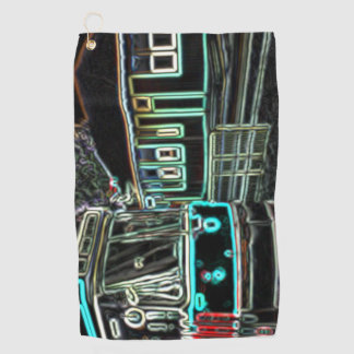 CLRV Neon at stn Golf Towel Golfhandtuch