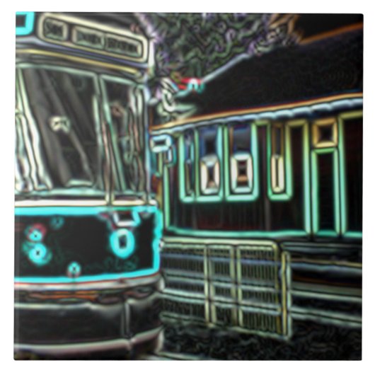 CLRV Neon at stn Keramik Tile Fliese (Vorderseite)