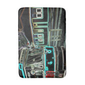 CLRV Neon at stn Medium Bath Mat Badematte (Vorderseite Vertikal)