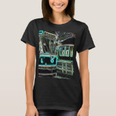 CLRV Neon at stn Womens Basic T - Shirt (Vorderseite)