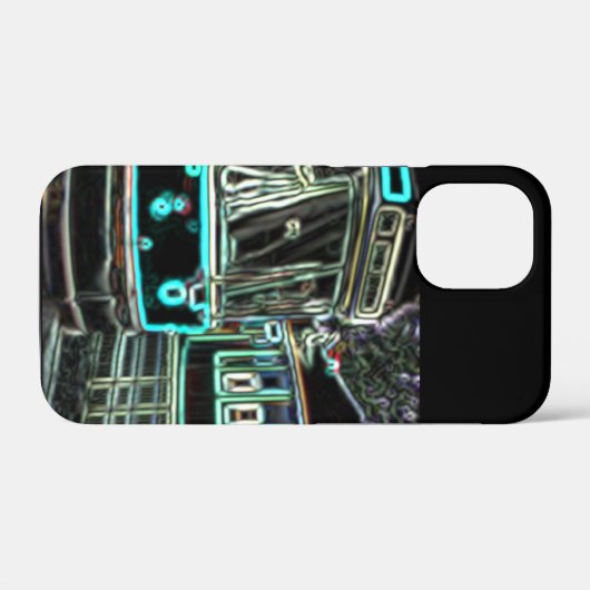 CLRV Neon auf stn iPhone 12 Mini-Phone Case (Rückseite (Horizontal))