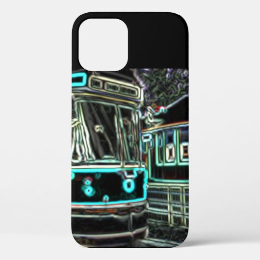 CLRV Neon auf stn iPhone 12 Phone Case (Rückseite)