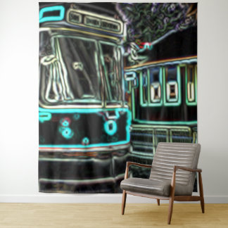 CLRV Neon bei stn Extra Large Tapestry Wandteppich
