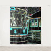 CLRV Neon bei stn Extra Large Tapestry Wandteppich (Vorderseite)