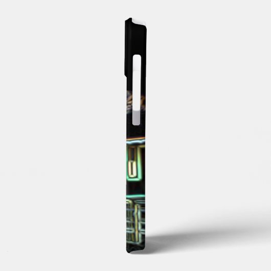 CLRV Neon bei stn iPhone 13 Mini-Fall Case-Mate iPhone Hülle (Rückseite / Links)