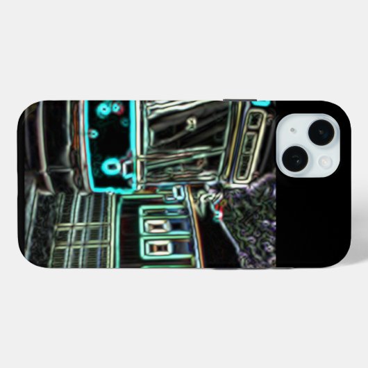CLRV Neon bei stn iPhone 15 Plus Fall Case-Mate iPhone Hülle (Rückseite (Horizontal))