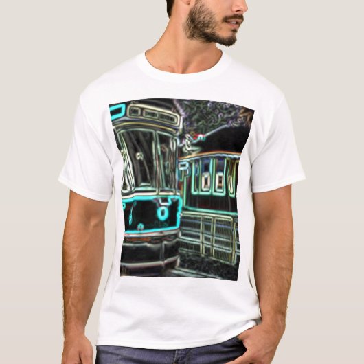 CLRV Neon bei stn Men's Basic T - Shirt (Vorderseite)