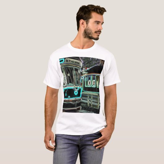 CLRV Neon bei stn Men's Basic T - Shirt (Vorne ganz)