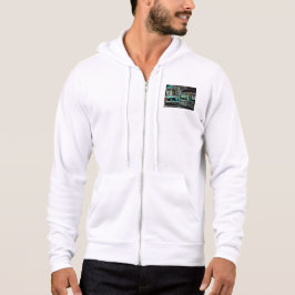 CLRV Neon bei stn Men's Full Zip Hoodie