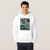 CLRV Neon im Stn Men's Basic Hooded Sweatshirt (Vorne ganz)