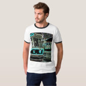 CLRV Neon im Stn Men's Basic Ringer-T - Shirt (Vorne ganz)