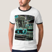 CLRV Neon im Stn Men's Basic Ringer-T - Shirt (Vorderseite)