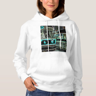 CLRV Neon im Stn Women's Basic Hooded Sweatshirt
