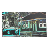 CLRV Neon stn King Size Single Pillowcase Kissenbezug (Rückseite)