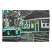 CLRV Neon stn Standard Size Pillowcase Kissenbezug (Rückseite)