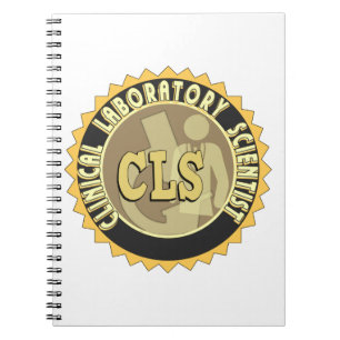 CLS ABZEICHEN - KLINISCHER LABORWISSENSCHAFTLER NOTIZBLOCK