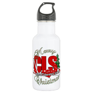 CLS CHRISTMAS Klinischer Laborwissenschaftler Trinkflasche