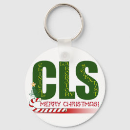 CLS MERRY CHRISTMAS KLINISCHER LABORWISSENSCHAFTLE SCHLÜSSELANHÄNGER