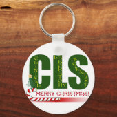 CLS MERRY CHRISTMAS KLINISCHER LABORWISSENSCHAFTLE SCHLÜSSELANHÄNGER (Vorderseite)