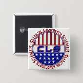 CLS PATRIOT-USA-FLAGGE - KLINISCHER BUTTON (Vorne & Hinten)