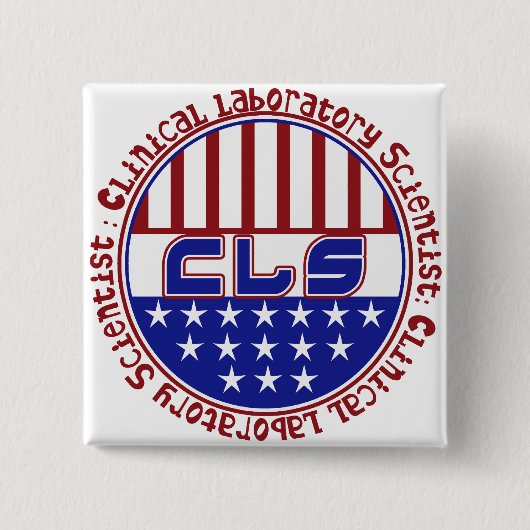 CLS PATRIOT-USA-FLAGGE - KLINISCHER BUTTON (Vorderseite)