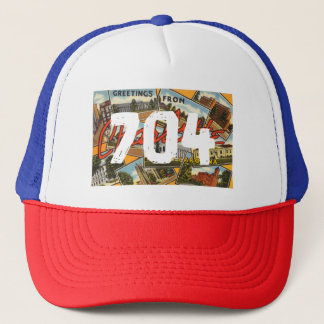 CLT Charlotte Hut North Carolina 704 Truckerkappe