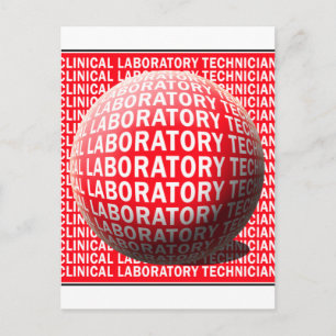 CLT SPHERE BLUTDROP KLINISCHE LABORTECH POSTKARTE
