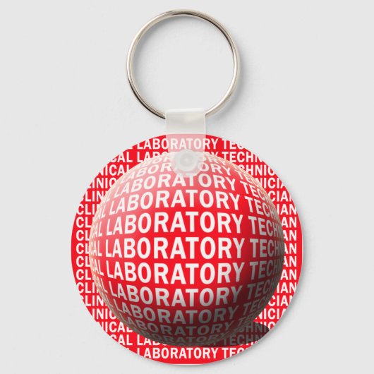 CLT SPHERE BLUTDROP KLINISCHE LABORTECH SCHLÜSSELANHÄNGER (Vorderseite)