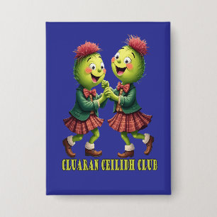 Cluaran Ceilidh Club Schottische Disteln Tragen Button