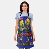 Cluaran Ceilidh Club Scottish Thistles Wearing Schürze (Getragen)