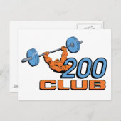 Club 200 postkarte (Vorne/Hinten)