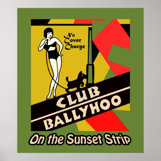 Club Ballyhoo auf dem Sonnenuntergang Poster (Vorne)
