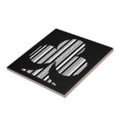 CLUB BAR CODE Kartenzeichen Anzug Barcode Muster Fliese (Seite)