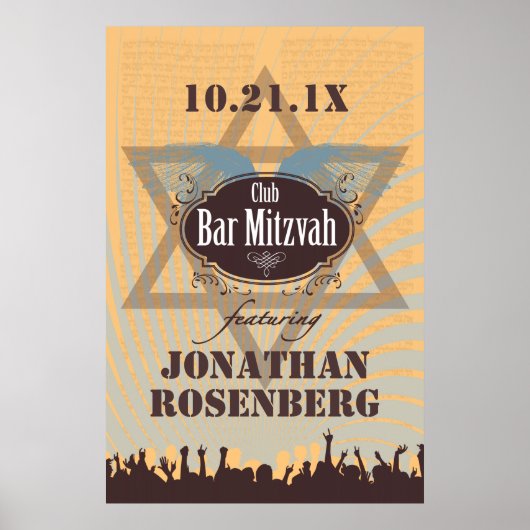 Club Bar Mitzvah Poster (Vorne)