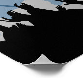 Club Bar Mitzvah Poster in Navy Blue (Ecke)