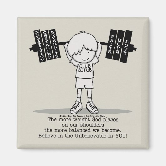 Club BITUB - ausgewogener Magnet (Vorne)