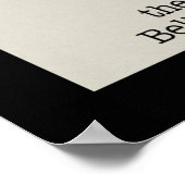 Club BITUB - ausgewogener (mit Grenzen) Poster (Ecke)