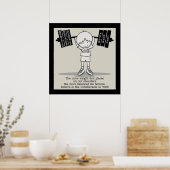 Club BITUB - ausgewogener (mit Grenzen) Poster (Küche)