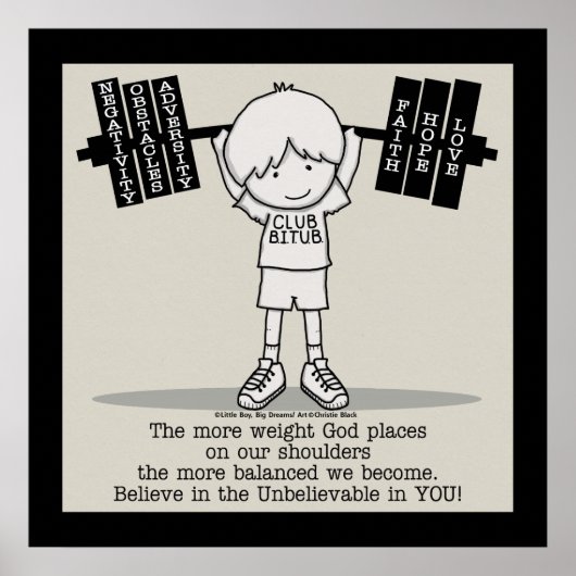 Club BITUB - ausgewogener (mit Grenzen) Poster (Vorne)