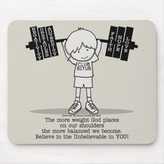 Club BITUB - ausgewogener Mousepad (Vorne)