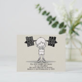 Club BITUB - ausgewogener Postkarte (Stehend Vorderseite)