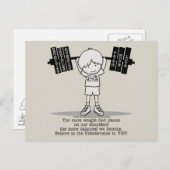 Club BITUB - ausgewogener Postkarte (Vorne/Hinten)