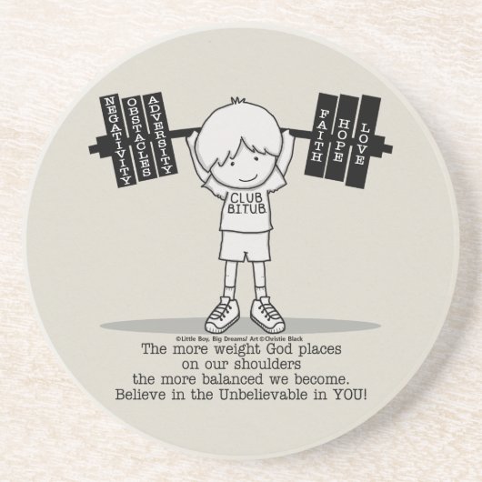 Club BITUB - ausgewogener Untersetzer (Vorne)