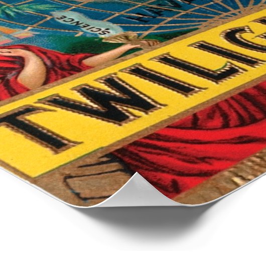 Club Cigar Label Poster (Ecke)