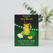 Club/Corporate Cocktail Party Einladung Postkarte (Stehend Vorderseite)