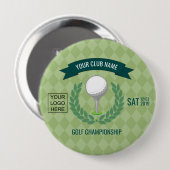 Club/Corporate Golf Turnier Logo hinzufügen Button (Vorne & Hinten)