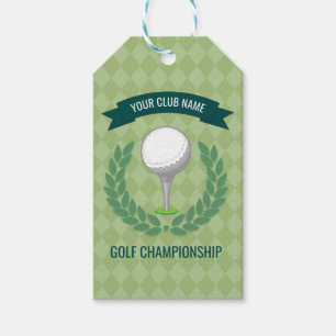 Club/Corporate Golf Turniers Logo-Geschenkgutschei Geschenkanhänger