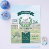 Club/Corporate Golf Turnierwerbung Flyer (Einzeln)